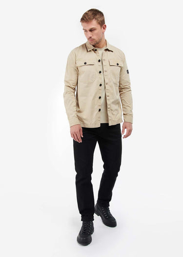 Barbour International Overshirts Adey overshirt - oyster