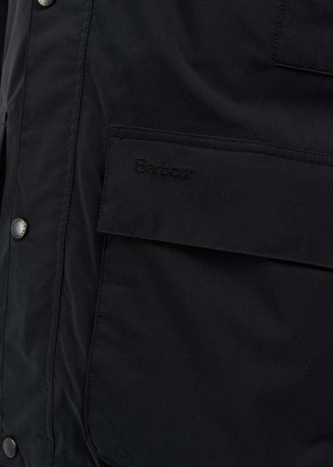 Barbour Jassen Waterproof hooded bedale - black dress