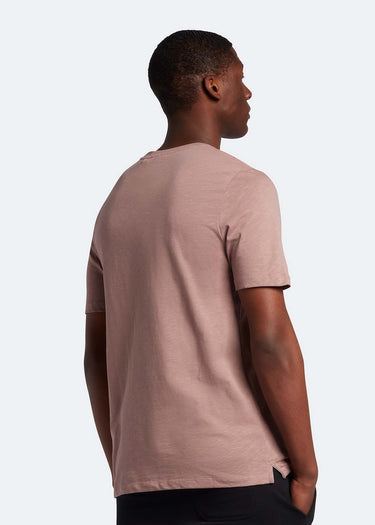 Lyle & Scott T-shirts Slub t-shirt - hutton pink