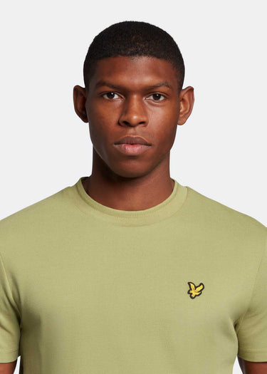 Lyle & Scott T-shirts Crest tipped t-shirt - seaweed