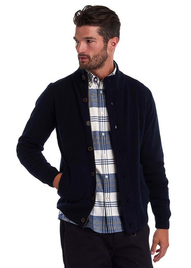 Barbour Vesten Patch zip thru - navy