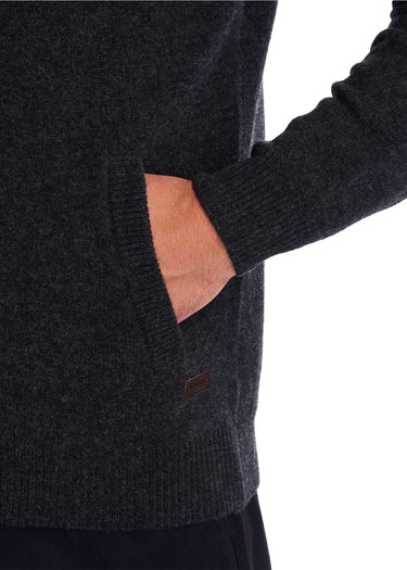 Barbour Vesten Patch zip thru - charcoal