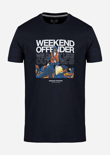 Weekend Offender T-shirts Bovver - navy