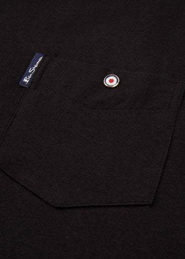Ben Sherman T-shirts Signature pocket tee - black