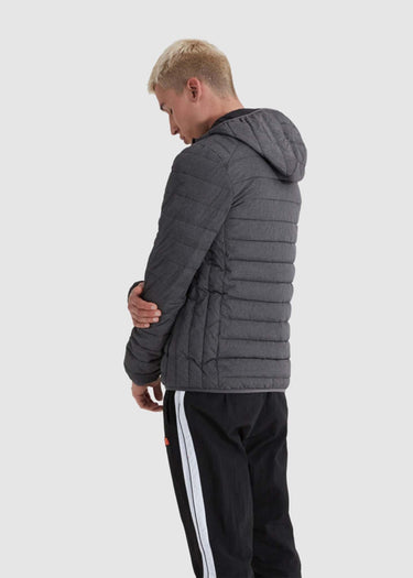 Ellesse Jassen Lombardy padded jacket - dark grey marl