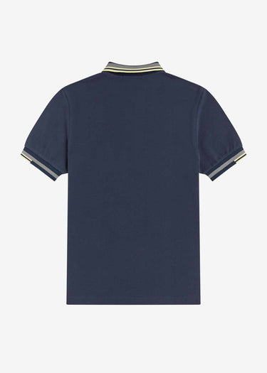 Fred Perry Polo's Abstract tipped polo shirt - dark airforce
