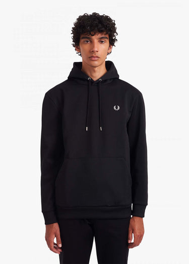 Fred Perry Hoodies Laurel wreath hooded sweatshirt - black