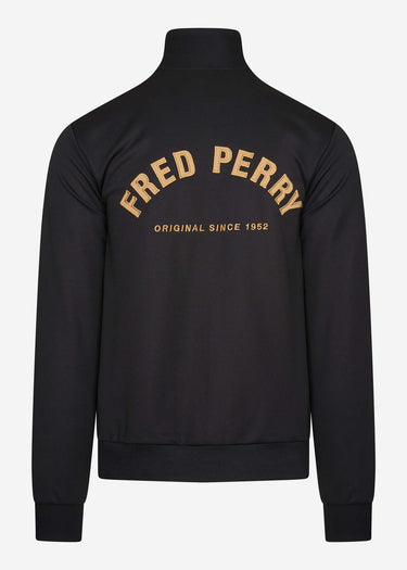 Fred Perry Vesten Embroidered track - black