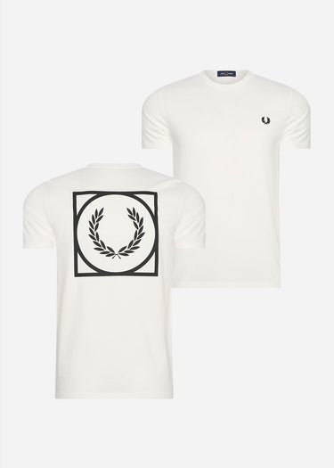 Fred Perry T-shirts Graphic print t-shirt - snow white