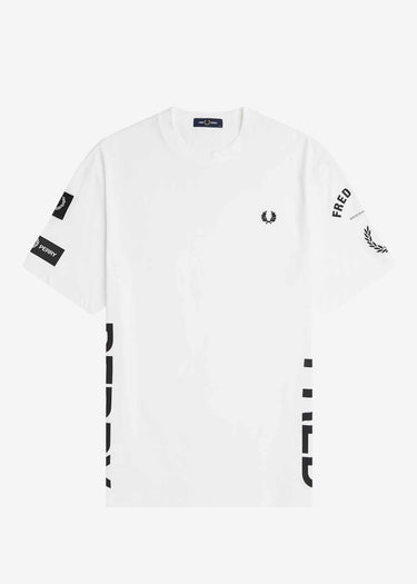 Fred Perry T-shirts Bold branding t-shirt - white