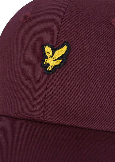 Lyle & Scott Petten Baseball cap - merlot