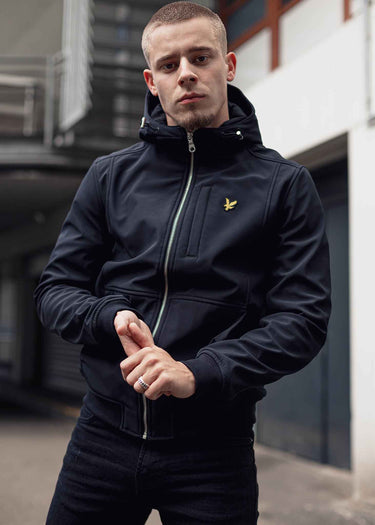 Lyle & Scott Jassen Softshell jacket - jet black