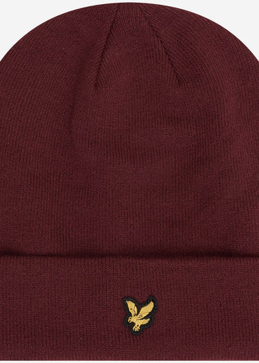 Lyle & Scott Mutsen Beanie - merlot