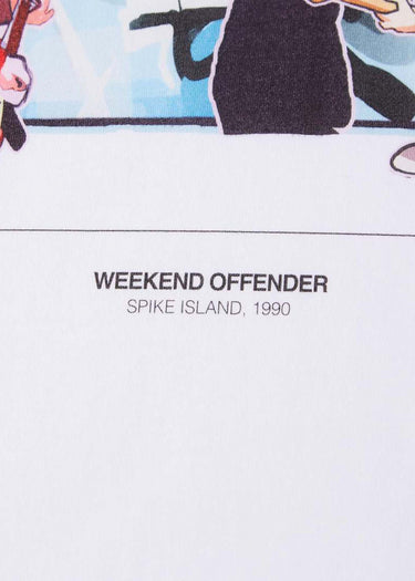 Weekend Offender T-shirts Spike island tee - white
