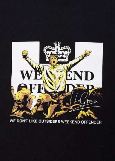Weekend Offender T-shirts Leo gregory tee - black