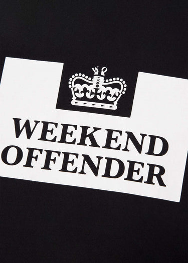 Weekend Offender Hoodies Hm service classic - black