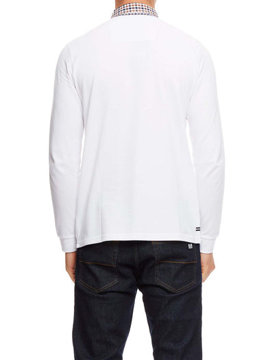 Weekend Offender Longsleeve Polo's Bentvena - white