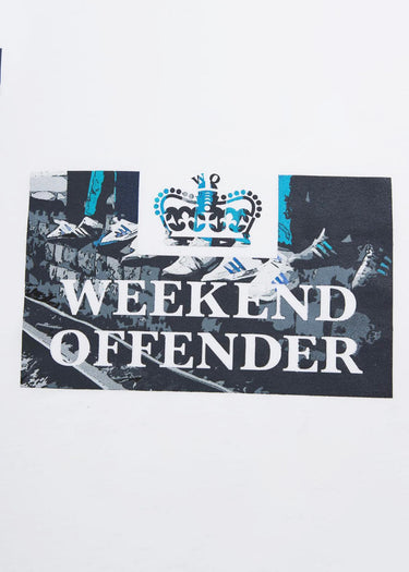 Weekend Offender T-shirts Saturdays tee - white