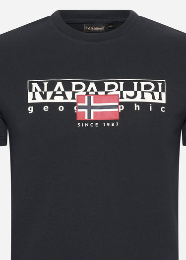 Napapijri T-shirts S aylmer - black