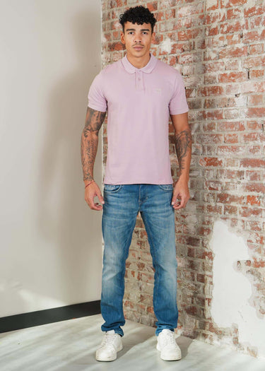 Hugo Boss Polo's Passenger - light pastel purple