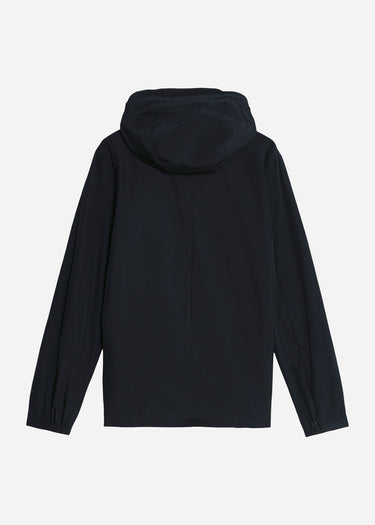Lyle & Scott Jassen Lightweight hooded zip through jacket - dark navy