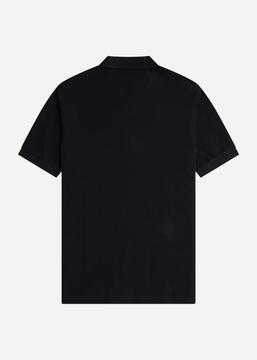 Fred Perry Polo's Vertical stripe polo shirt - black champagne