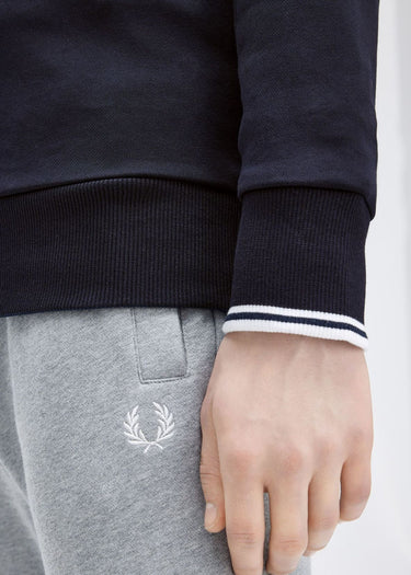 Fred Perry Truien  Half zip sweatshirt - navy 