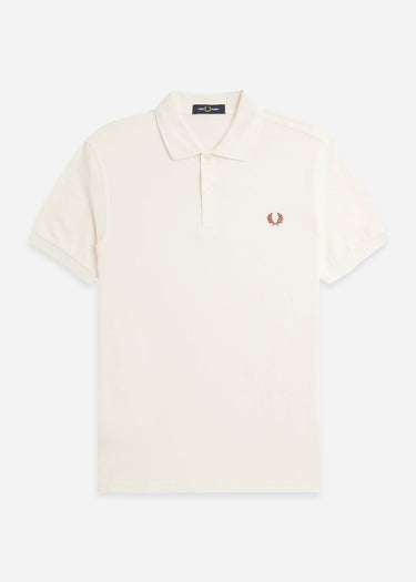 Fred Perry Polo's The fred perry polo shirt- lghecru cinnamon