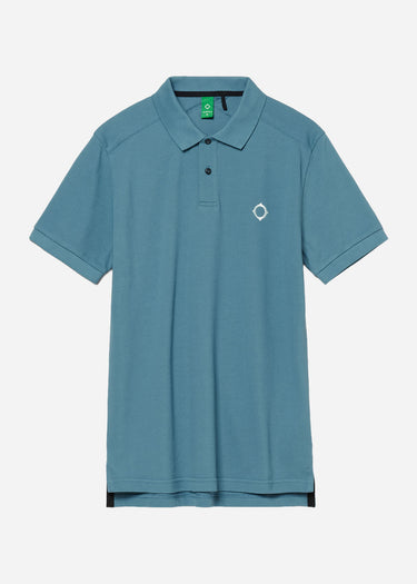 MA.Strum Polo's Mastrum pique polo - aegean blue