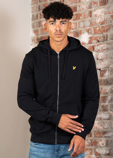 Lyle & Scott Vesten Zip through hoodie - jet black