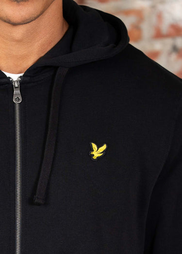 Lyle & Scott Vesten Zip through hoodie - jet black