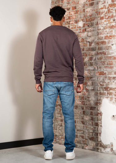 Lyle & Scott Truien Crew neck brushed sweatshirt - espresso