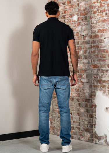 Barbour Polo's Barbour tartan pique polo - black