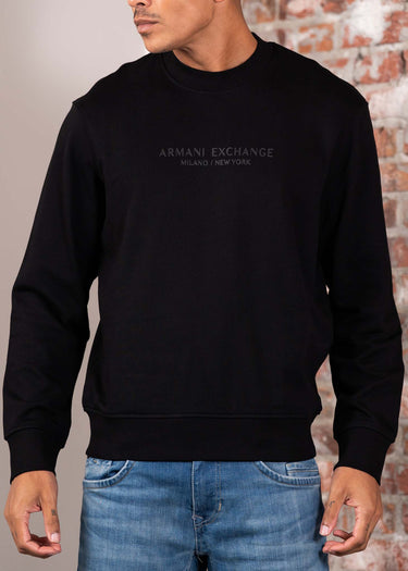 Armani Exchange Truien Sweatshirt - black