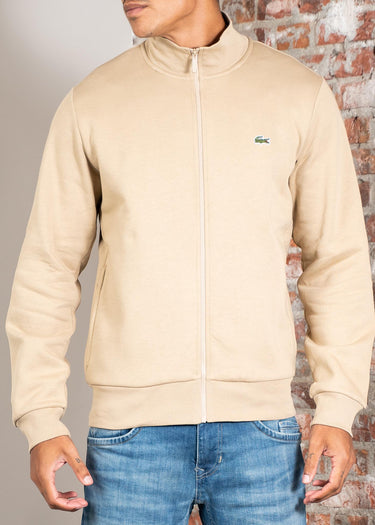 Lacoste Vesten Brushed fleeced zip - viennese