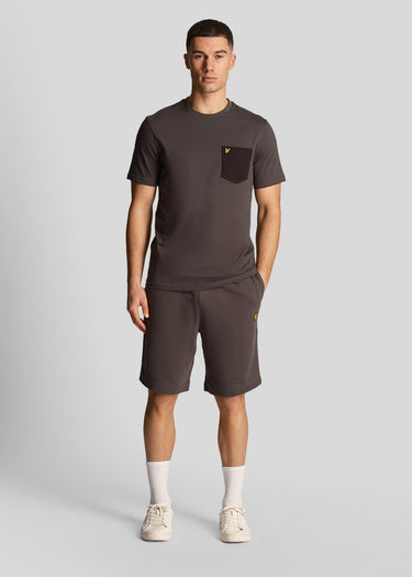 Lyle & Scott Korte Broeken  Sweat short - gunmetal 