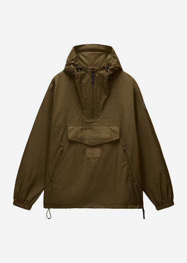 Napapijri Jassen Lightweight Packable Rainforest Overhead rf next Jacket - dark olive