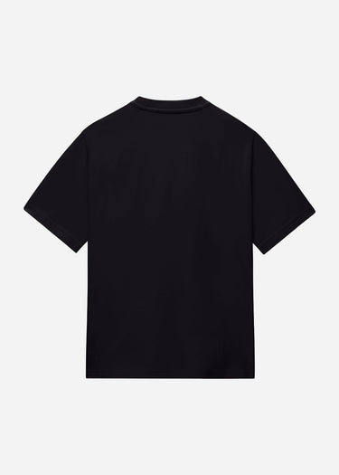 Napapijri T-shirts S box logo SS 1 - black beauty