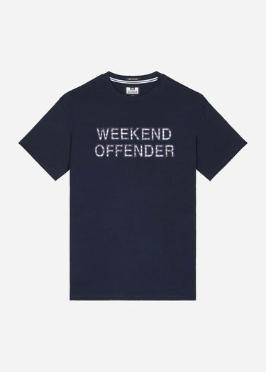 Weekend Offender T-shirts Tornaco - navy mid house check