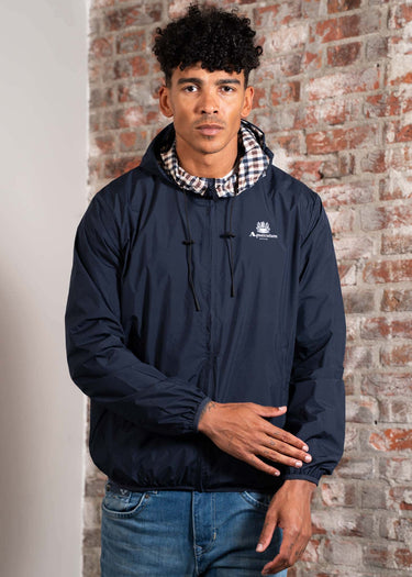 Aquascutum Jassen Hooded reversible sailor jacket - navy