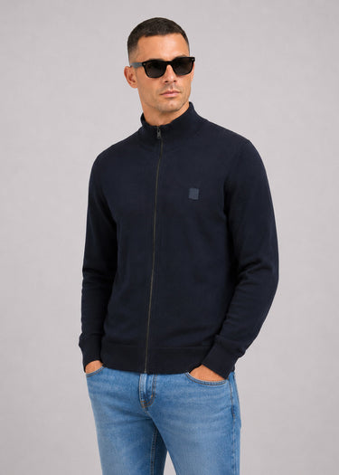 Hugo Boss Truien Kanozip s - dark blue