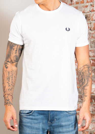 Fred Perry T-shirts Ringer t-shirt - white