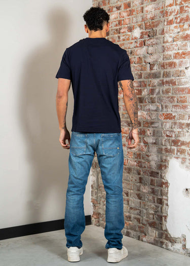 Napapijri T-shirts S small box ss - blu marine