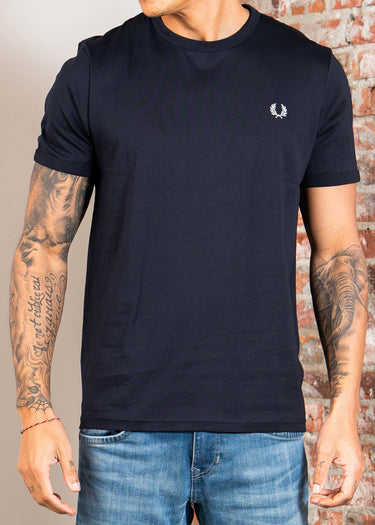 Fred Perry T-shirts Ringer t-shirt - navy