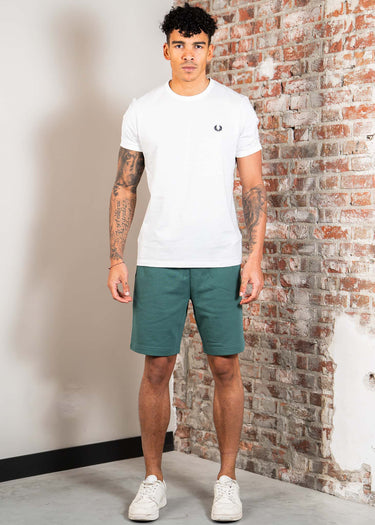 Lyle & Scott Korte Broeken Plain sweat short - everglade