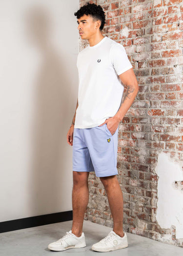 Lyle & Scott Korte Broeken Plain sweat short - bubble blue