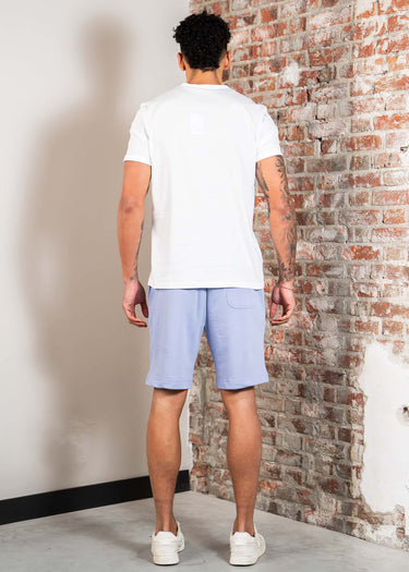 Lyle & Scott Korte Broeken Plain sweat short - bubble blue