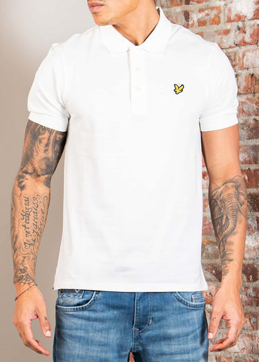 Lyle & Scott Polo's Plain polo shirt - white
