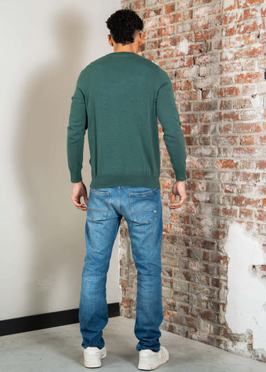 Lyle & Scott Truien Cotton crew neck jumper - everglade