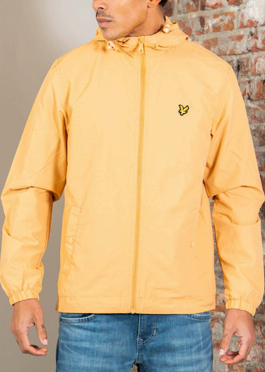 Lyle & Scott Jassen Zip through hooded jacket - honeycomb